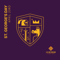 St. George's Day Shield Instagram post Image Preview