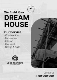 House Construct Poster Design