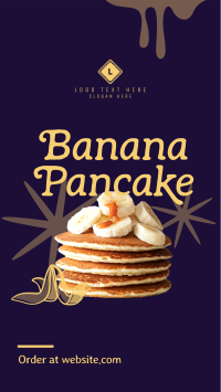 Order Banana Pancake Facebook Story Design