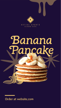 Order Banana Pancake Facebook story Image Preview