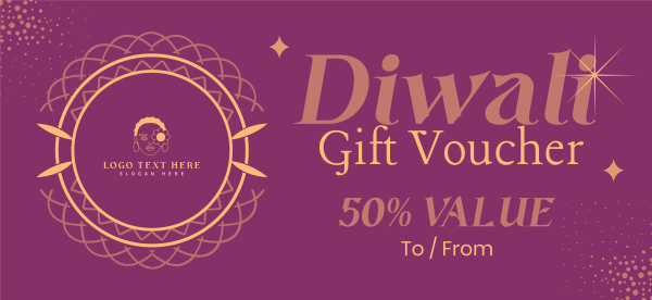Diwali Wish Gift Certificate Design Image Preview