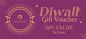 Diwali Wish Gift Certificate Image Preview