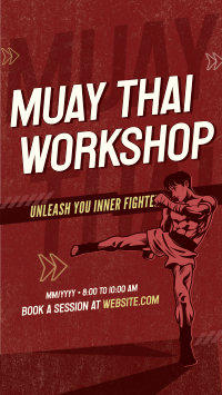 Muay Thai Workshop TikTok Video Design