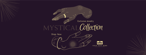 Jewelry Mystical Collection Facebook Cover Design Image Preview