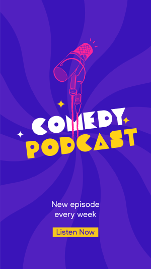 Comedy Podcast Instagram story Image Preview