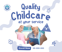 Quality Childcare Services Facebook Post Design