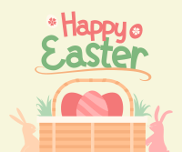 Easter Basket Greeting Facebook post Image Preview