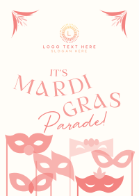 Mardi Gras Masks Flyer Image Preview