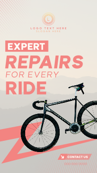 Bicycle Repair Lightning TikTok video Image Preview