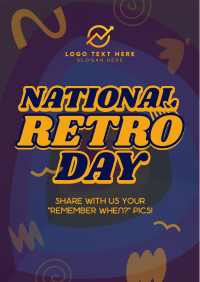 Swirly Retro Day Flyer Image Preview