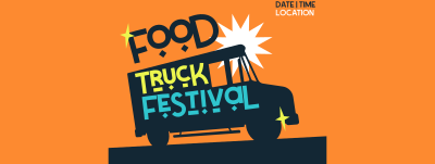 Food Truck Festival Facebook cover Image Preview