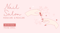 Beautiful Nail Art Facebook Event Cover Design
