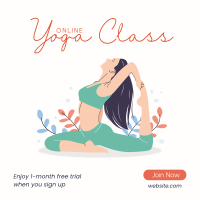 Online Yoga Class Instagram post Image Preview