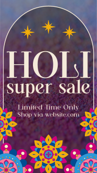 Holi Sale Patterns Instagram Reel Image Preview