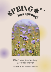 Spring Delicate Flyer Design