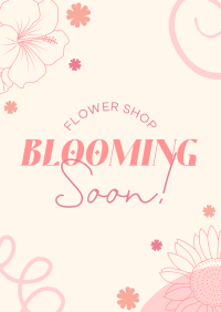 Daisy Me Blooming Poster Design