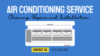 Air Conditioning Service Facebook Event Cover Design