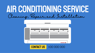 Air Conditioning Service Facebook event cover Image Preview