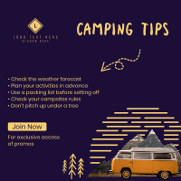 Camping Tips Instagram post Image Preview