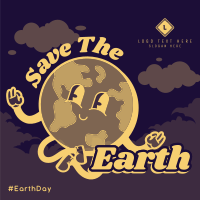 Modern Earth Day Instagram Post Design