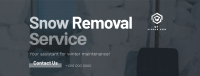 Snow Removal Assistant Facebook Cover Image Preview