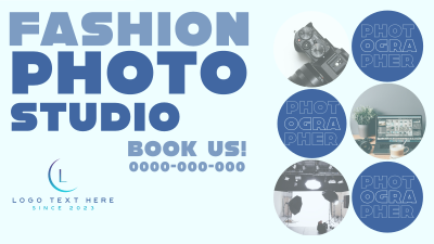 Retro Fashion Photographer Facebook event cover Image Preview