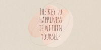 Key to Happiness Twitter post Image Preview