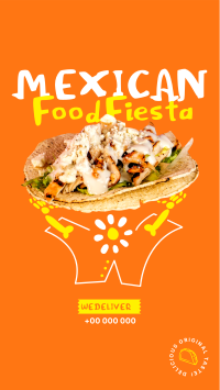 Taco Fiesta Facebook Story Design