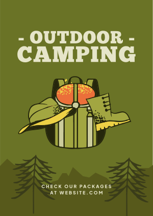 Outdoor Campsite Poster Image Preview