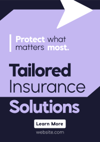 Corporate Insurance Solutions Poster Design