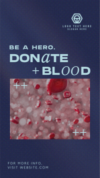 Modern Blood Donation Facebook story Image Preview