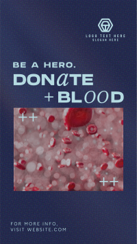 Modern Blood Donation Facebook Story Design