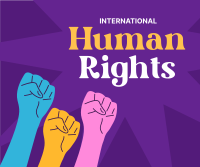 International Human Rights Facebook Post Design