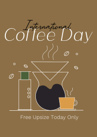 Minimalist Coffee Shop Poster Design