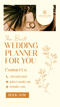 Boho Wedding Planner YouTube Short Design