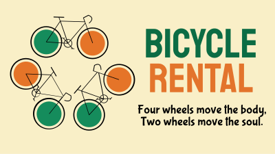 Bicycle Rental Facebook event cover Image Preview