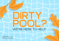 Dirty Pool? Postcard Design