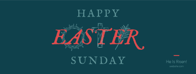 Rustic Easter Facebook cover Image Preview