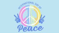Peace Day Symbol Facebook Event Cover Design