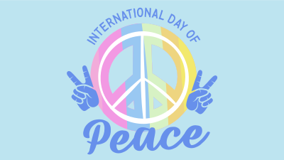 Peace Day Symbol Facebook event cover Image Preview