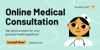 Online Medical Consultation Twitter Post Image Preview