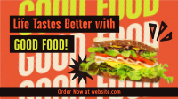 Contemporary Food Quote Animation Preview