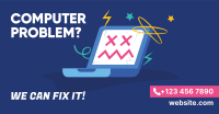 Computer Problem Repair Facebook Ad Design