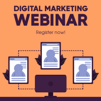 Digital Marketing Webinar Instagram post Image Preview