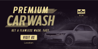 Premium Car Wash Twitter Post Image Preview