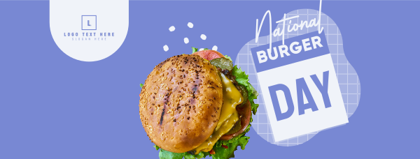 Fun Burger Day Facebook Cover Design Image Preview