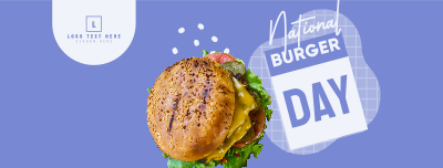 Fun Burger Day Facebook cover Image Preview