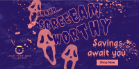 Scream Worthy Discount Twitter post Image Preview