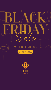 Classic Black Friday Sale Instagram story Image Preview