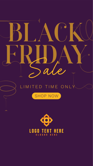 Classic Black Friday Sale Instagram story Image Preview